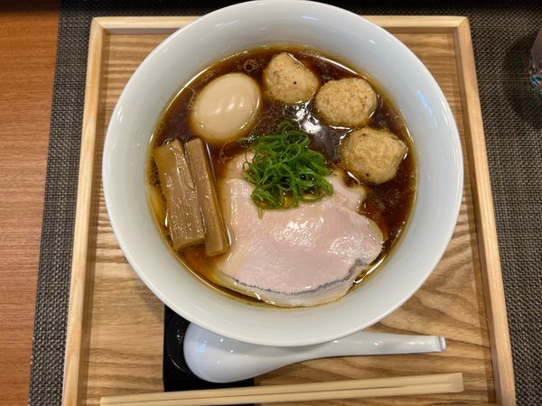 「特製鶏醬油らうめん　1,500円」@麺匠 八雲 大和店の写真