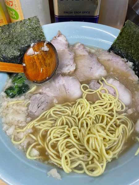 「チャーシューメン（中）」@ラーメンショップ 椿 松伏店の写真
