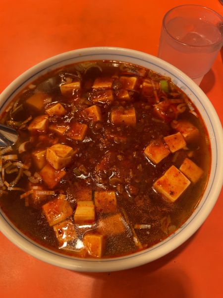 「マーボー麺850大盛無料+餃子500」@茉莉 ジャスミンの写真