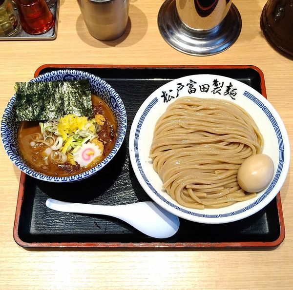 「味玉濃厚つけ麺 1040円」@松戸富田製麺 ららぽーとTOKYO-BAY店の写真