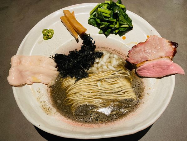 「ニボシニボシ＋メロウ玉」@拉麺成 CH 仲町台の写真