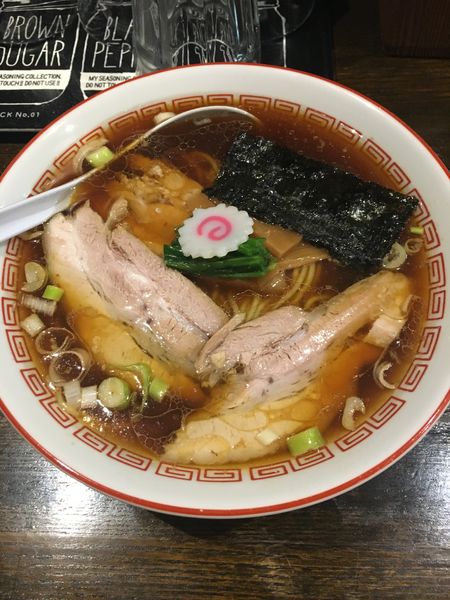 「生姜醤油らぁめん(750円)」@新潟長岡らぁめん 安ざわ食堂の写真