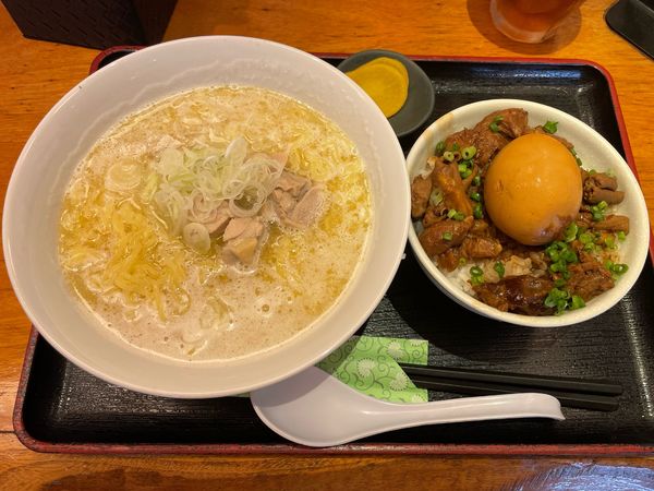 「とりそば & どて飯セット」@鳥良商店 吉祥寺本店の写真
