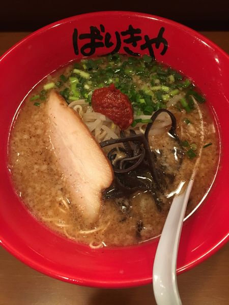 「ばりこてめん(800円)」@博多ラーメン ばりきや 札幌駅前店の写真