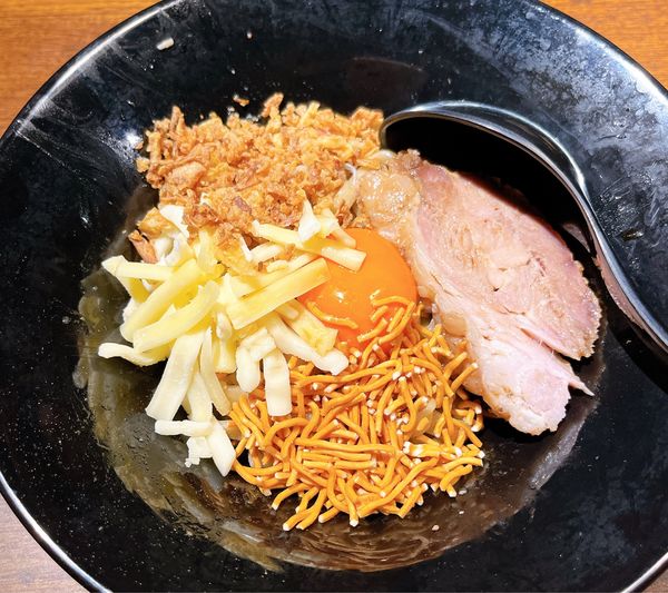 「小まぜそば(150ｇ)」@ラーメン ジャンクスの写真