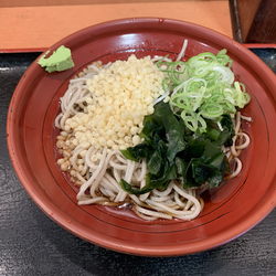 冷したぬきそば(450円)