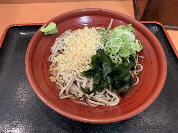 「冷したぬきそば(450円)」@爽亭 登戸店の写真