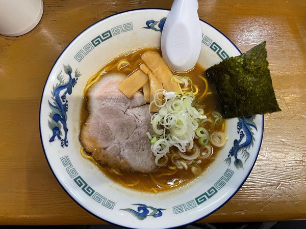「醤油ラーメン（1,3,5）」@ドラムカンスープ 天鳳の写真