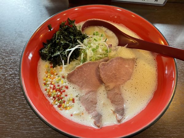 「地鶏白湯らーめん塩➕バラのり」@麺匠 粋やの写真