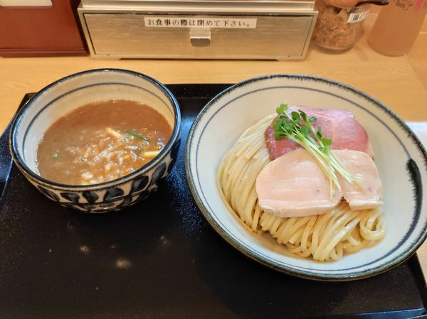 「鶏魚介のつけ麺　大盛」@つけ麺 いな月の写真