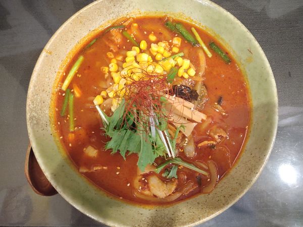 「地獄ラーメン（激辛）」@麺処 志庵の写真