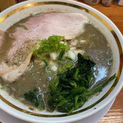 濃厚煮干し蕎麦　ほうれん草　煮干しチャーシューまぶしご飯