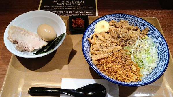 「特製まぜそば(冷)」@白楽 栗山製麺 ラゾーナ川崎店の写真