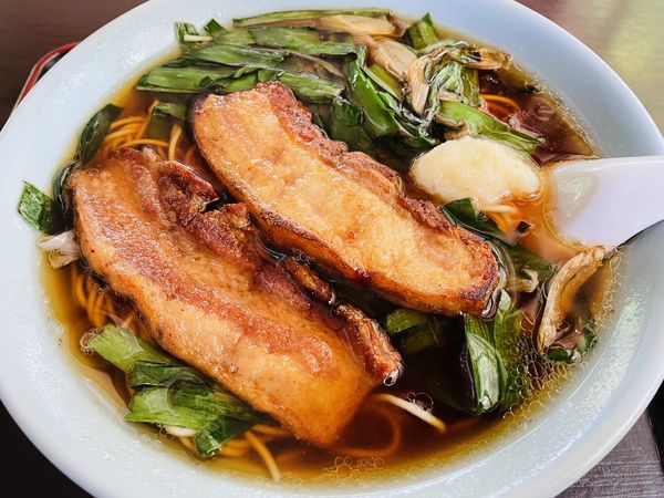 「スタミナら～めん 醤油 880円」@らーめん武尊の写真