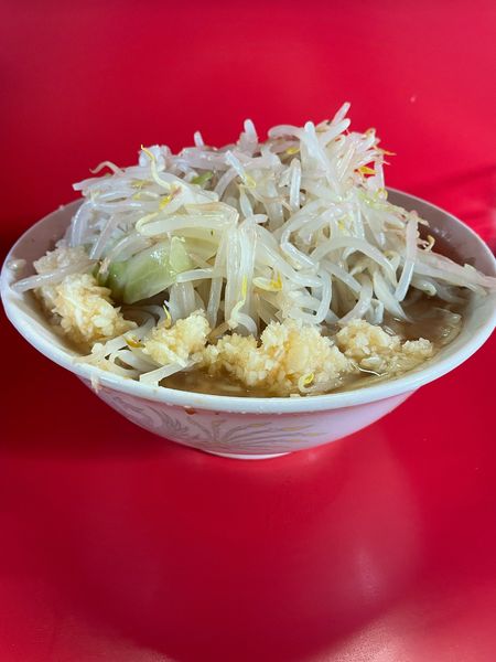 「小　カタメニンニクマシマシ」@ラーメン二郎 三田本店の写真