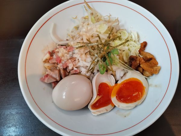 「ニボまぜそば小盛」@麺や 兼蔵の写真