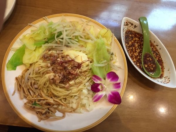 「ピリ辛まぜSOBA」@麺屋 Hulu-luの写真