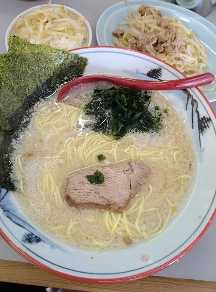 「塩ラーメン+別皿もやし､半ライス」@ラーメンショップ 122号騎西店の写真