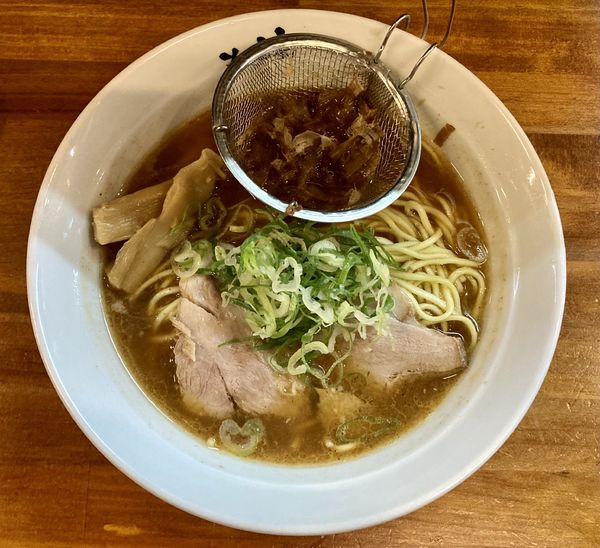 「ラーメン 750円」@らーめん かつお拳の写真