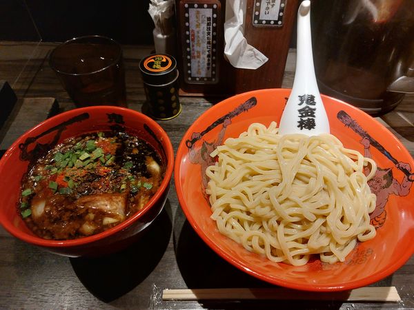 「辛味噌つけ麺中盛   カラ増しシビ増し」@カラシビ味噌らー麺 鬼金棒の写真