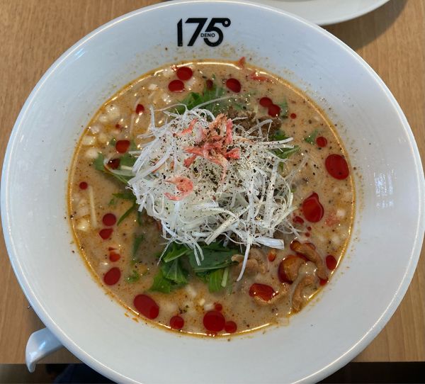 「冷やし汁有り坦々麺」@175°DENO～担担麺～ 福島店の写真