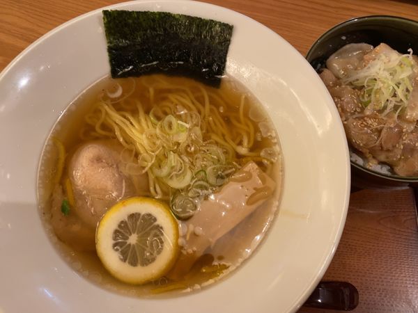 「ゆず塩ラーメン825円」@江戸の台所の写真