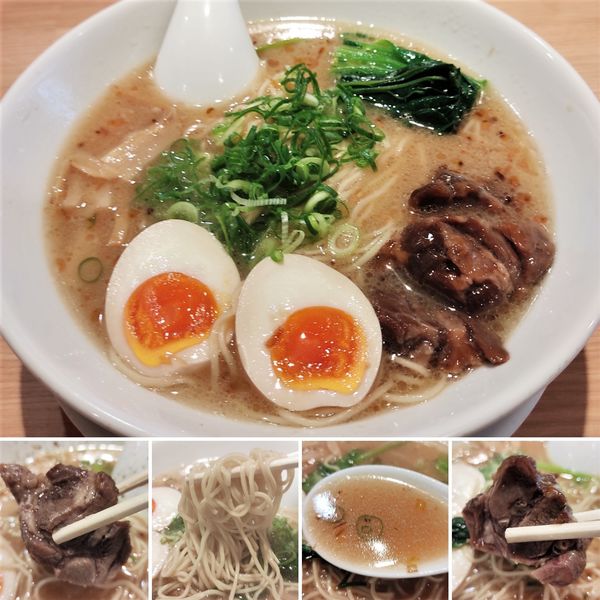 「柔らか牛たん麺(限定)　900円」@中華そば 天内の写真