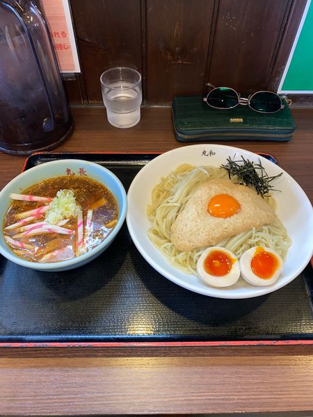 「冷やし月見とろろつけ麺大盛味玉¥1,070円(限定)」@つけ麺 丸和 春田本店の写真