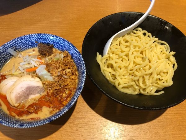 「[期間限定]冷やしごま味噌つけ麺　890円」@タンメン トナリ 稲毛山王店の写真