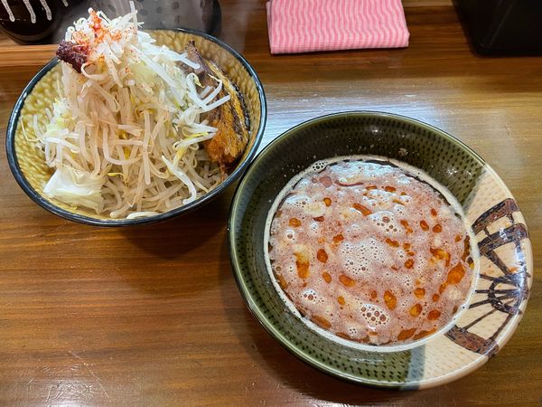 「赤富士(150g)+つけ麺変更  ¥930+¥100」@麺処 はいからの写真