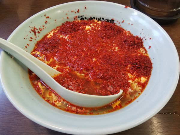 「ニュータンタンメン　※大辛　＋唐辛子：無料」@元祖ニュータンタンメン本舗 上田店の写真
