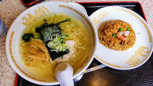 「ラーメンセット（塩）880円」@中華料理 河童軒の写真