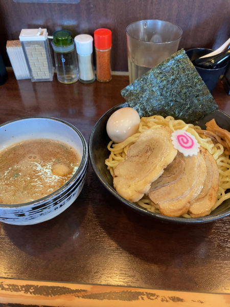 「特製つけ麺(大盛)」@らぁめん つけ麺  すずまんの写真