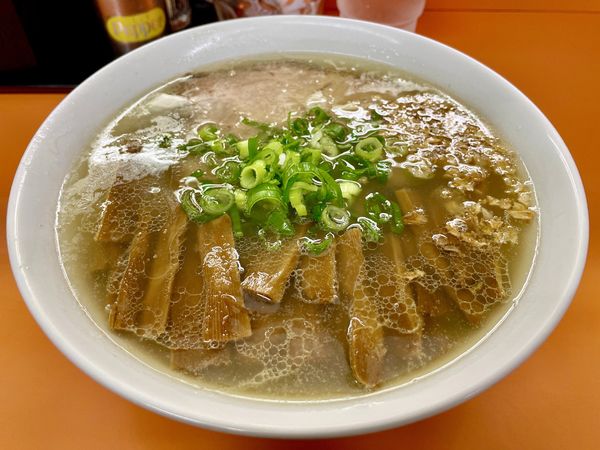 「塩ラーメン ＋ メンマ」@支那そば あおばの写真