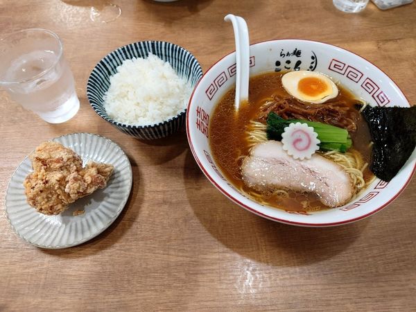 「鶏ガラ中華＆からあげ」@らぁ麺 ここんの写真