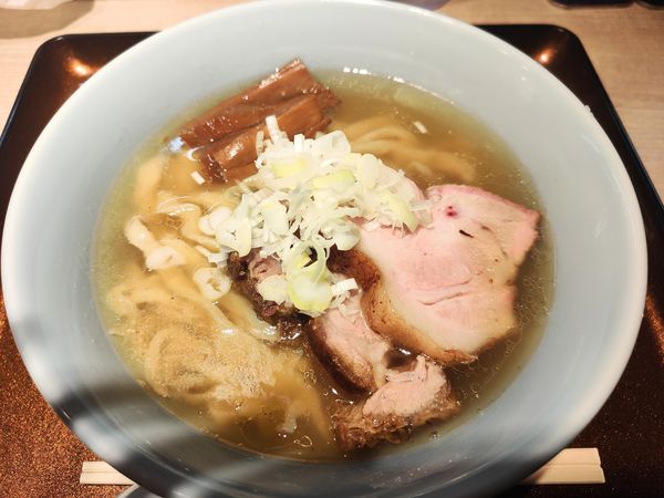 「手打ち中華そば」@まるえ中華そばの写真