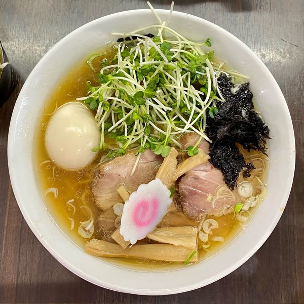 「スペシャルらー麺　中盛」@煮干らー麺 カネショウ 四街道の写真