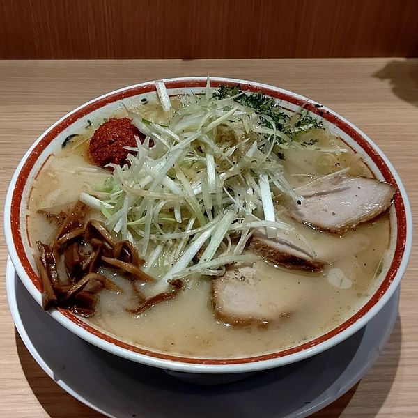 「山形辛味噌らーめん＋追加ねぎ」@田中そば店 九段下店の写真