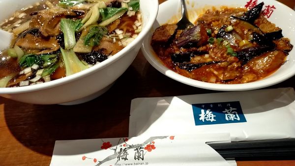 「しいたけそば」@梅蘭 二子玉川ライズSC店の写真