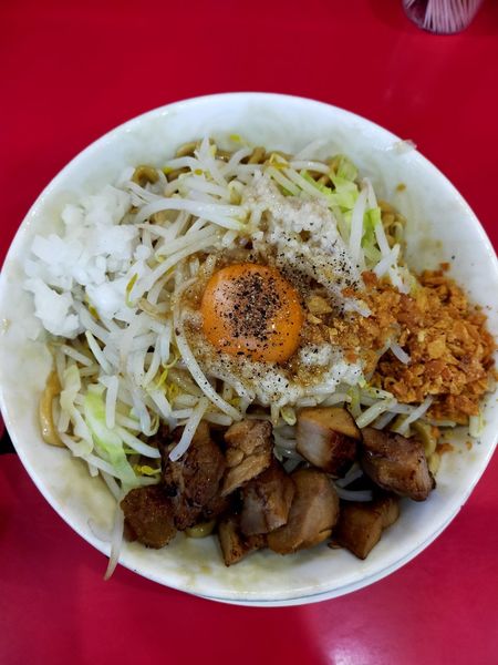 「まぜそばミドル　1000円」@継承 あっ晴れ 大府店の写真