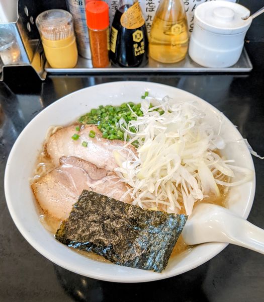 「長葱麺  ねぎそば　850円」@らーめん 茂木の写真