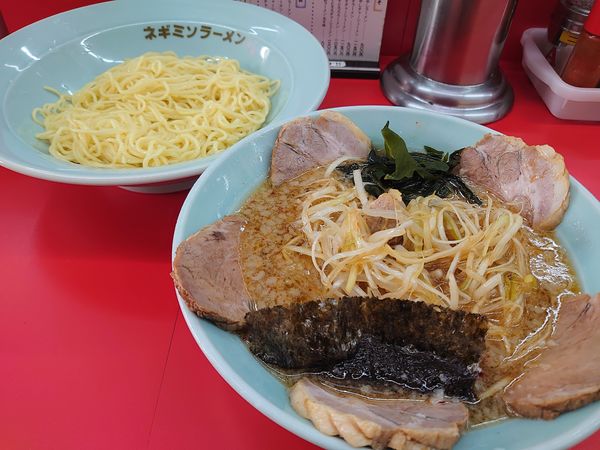 「ネギつけチャーシュー麺(1200円)」@ラーメンショップ 丸ヶ崎店の写真