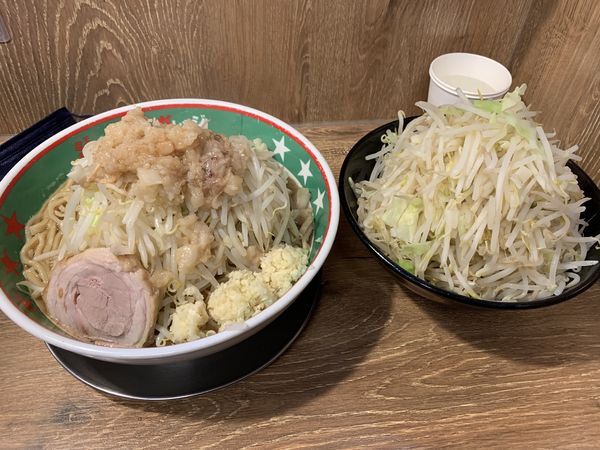 「ラーメン倍盛り」@ジャンクガレッジ しらこばと公園前店の写真