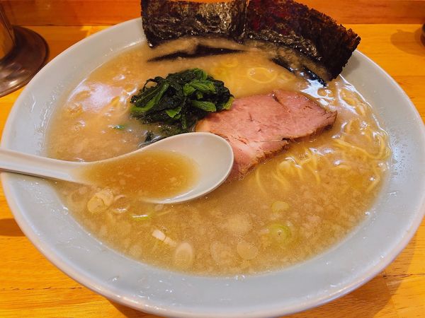 「ラーメン（600円）」@ラーメンショップ椿 新治店の写真