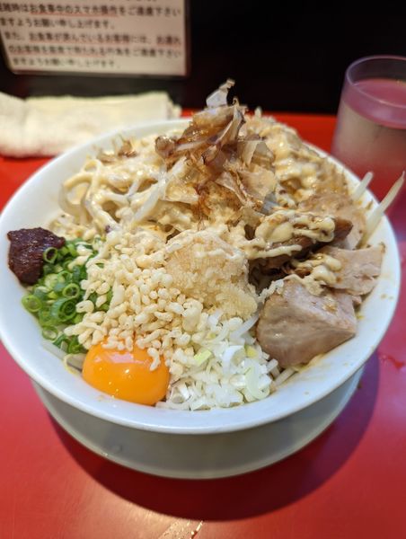 「まぜそば」@用心棒の写真