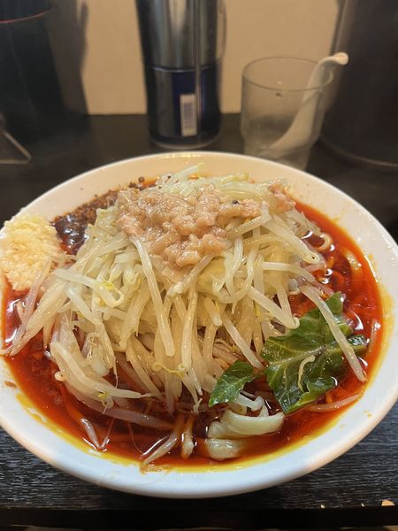 「辛麺ミニ」@豚星。の写真