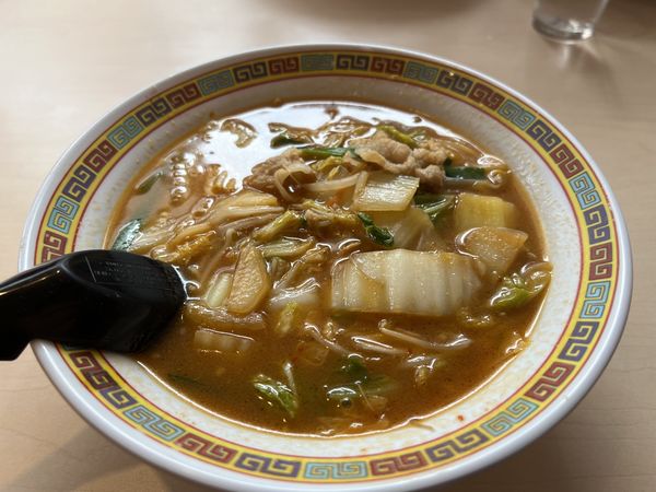 「スタミナラーメン（味噌）」@天理スタミナラーメン 近鉄奈良駅前店の写真