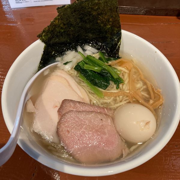 「特製貝だし塩ラーメン」@麺屋 わくやの写真