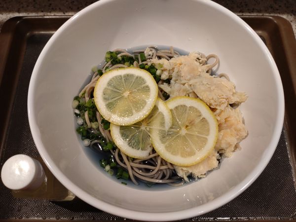 「（店舗・期間限定）マーベラスそば　５８０円」@名代 富士そば 北千住東口店の写真