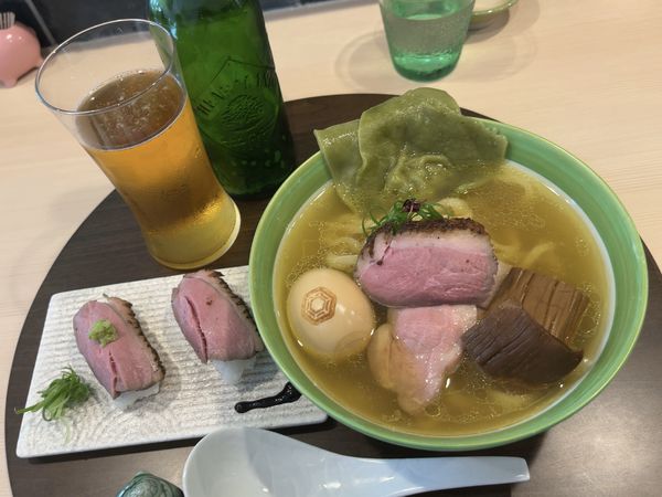 「特製手打中華蕎麦（塩）他」@手打麺祭 かめ囲の写真